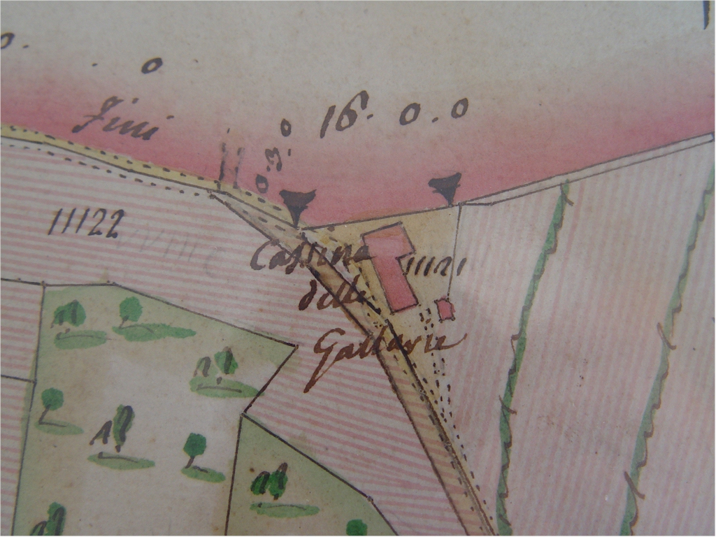 Fig. 4 - Planimetria catasto storico